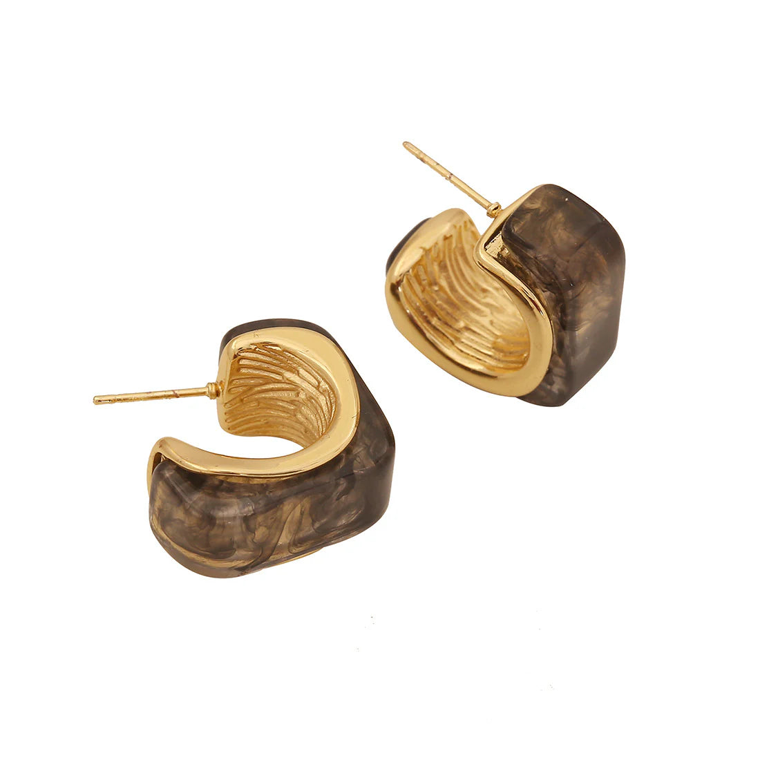 Boucles d'oreilles Ambre