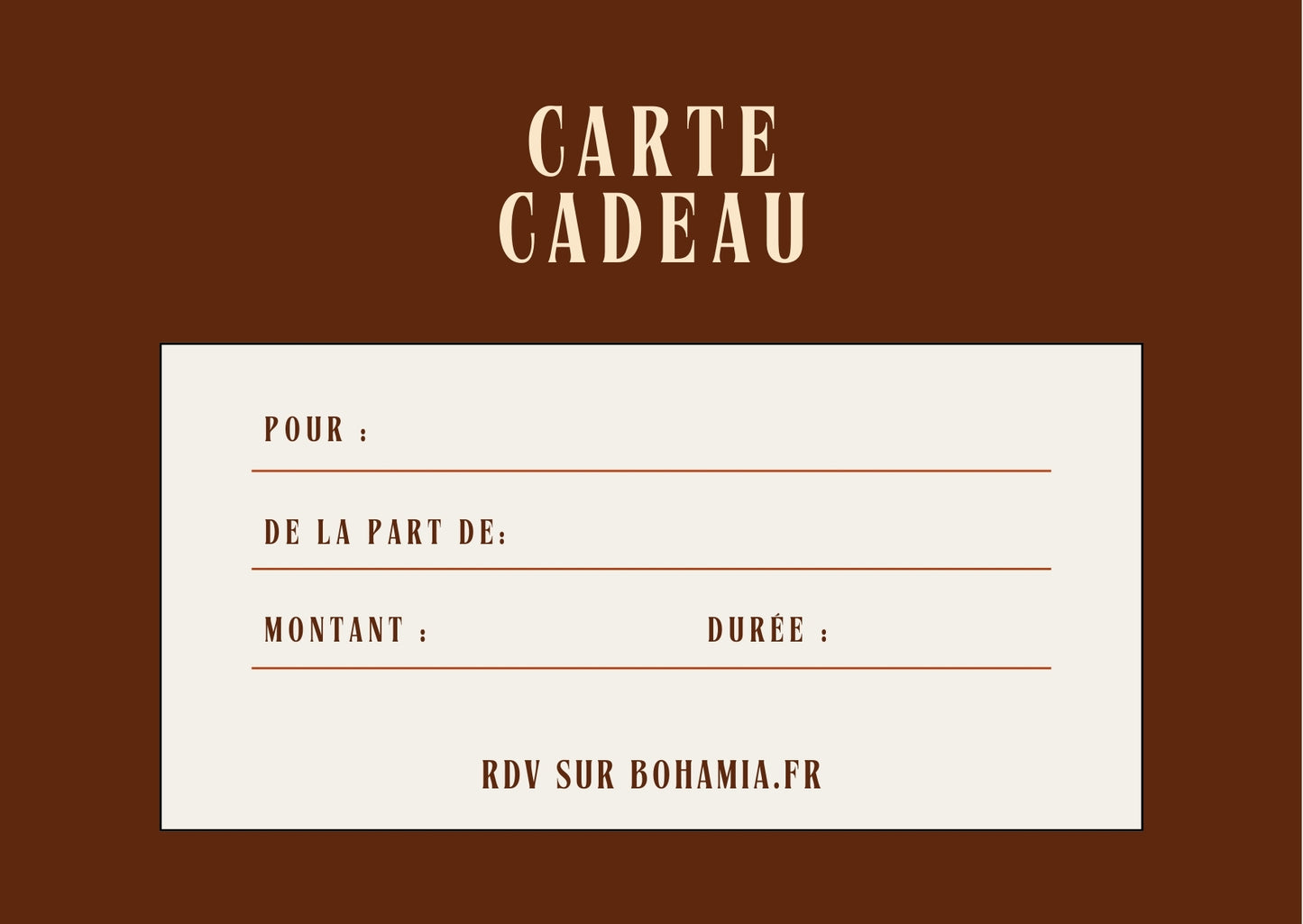 Cartes Cadeaux