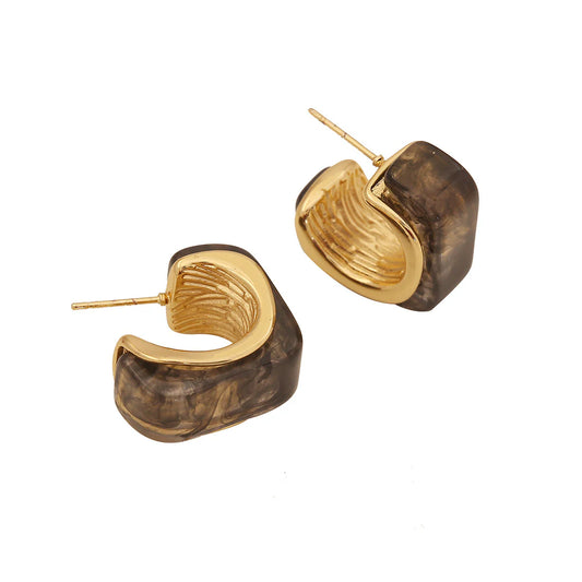 Boucles d'oreilles Ambre